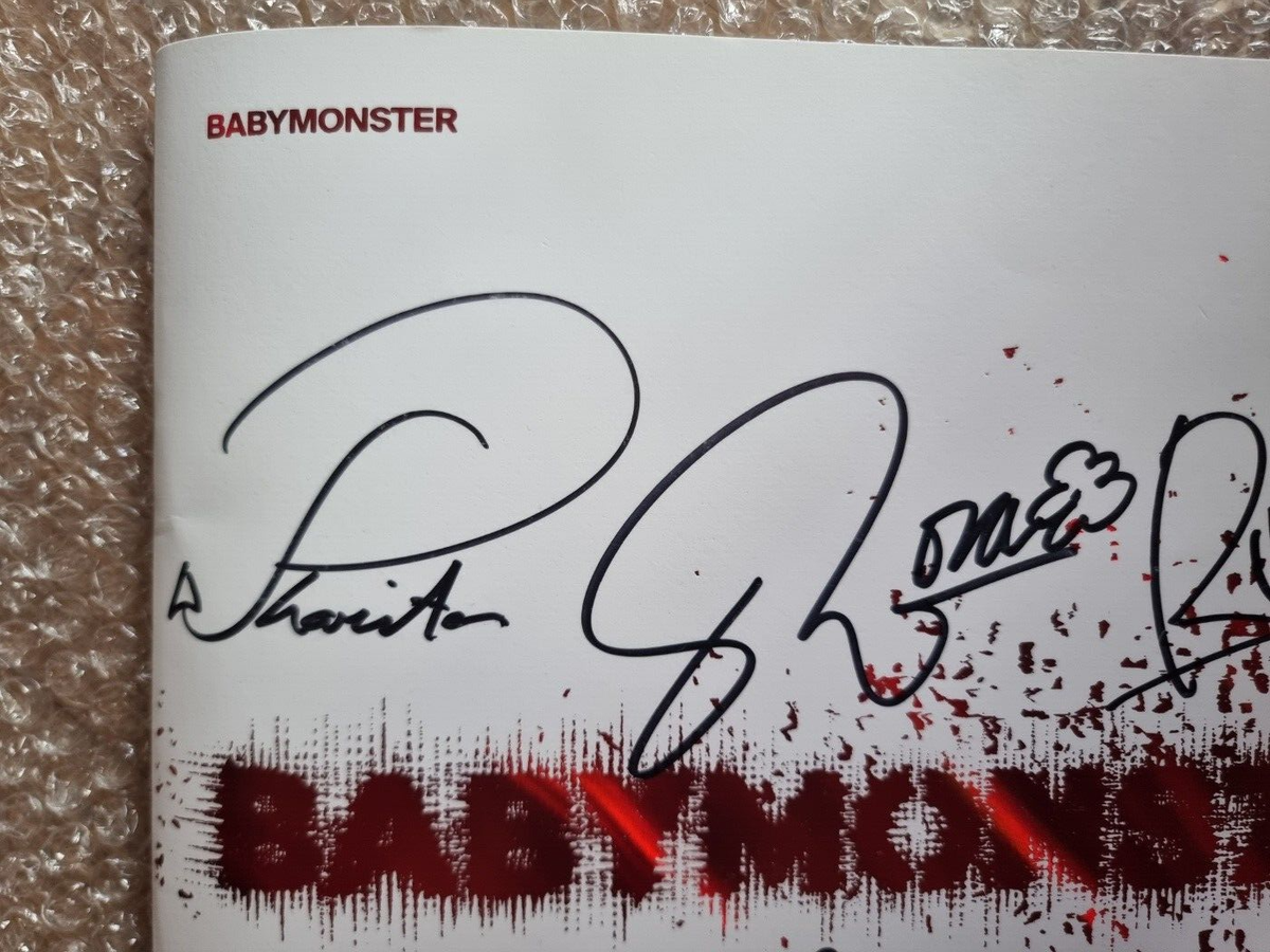 YG Promo Sticker BabyMonster 1st Mini Photobook Album Autographed
