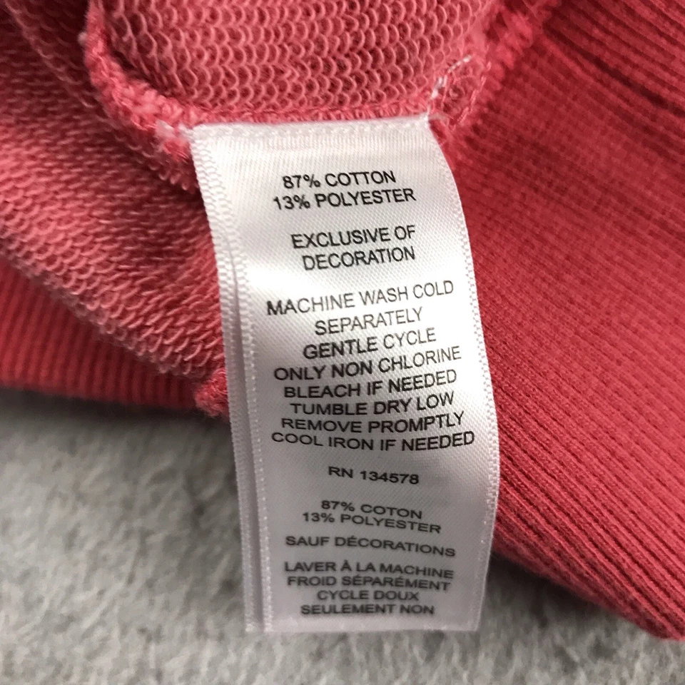 Moletom feminino Vineyard Vines listrado rosa pequeno 1/4 zíper pulôver pescoço simulado - Imagem 4 de 4