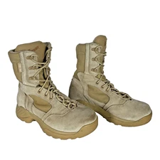 Danner Army Kinetic 8" Tan 28055 Men's 4 Boots - Good Used Condition Tactical