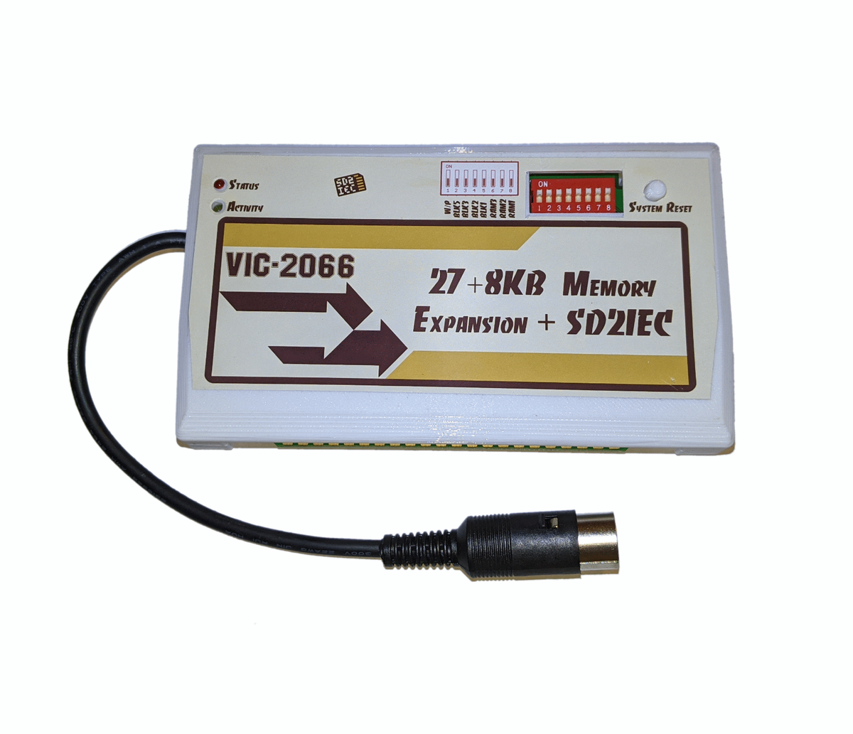 Commodore VIC-20 Memory Expansion 35KB Switchable RAM + SD2IEC VIC