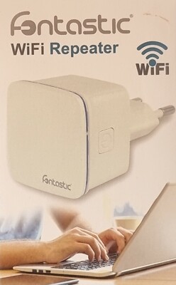 WLAN Repeater 2,4GHz 300MBit/s WPS 1x RJ45 100-Mbit/s Fast Ethernet 68x42mm OVP