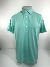 CRIQUET - NEW w TAG - Organic Cotton Austin Mens M Green Short Sleeve Polo Shirt
