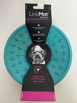 Procyon Indus1 Licki Mat Splash Schleckmatte für Hunde, Neon Grün, Neu