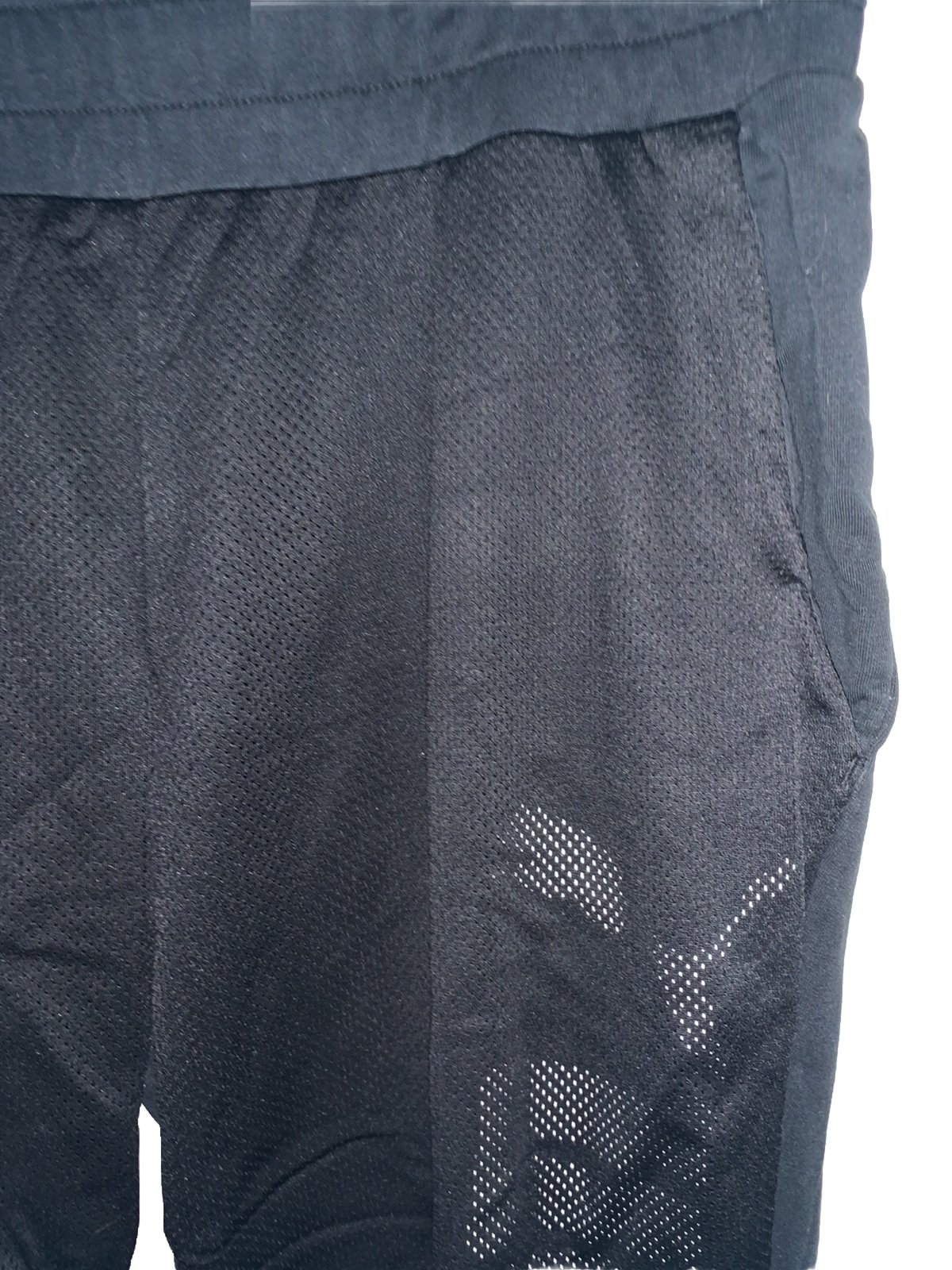 GRAPHIC PUMA BLACK DRAWSTRING SPORTS BAGGYY TRACKSUIT BOTTOMS UK L W 32 L30 image 4