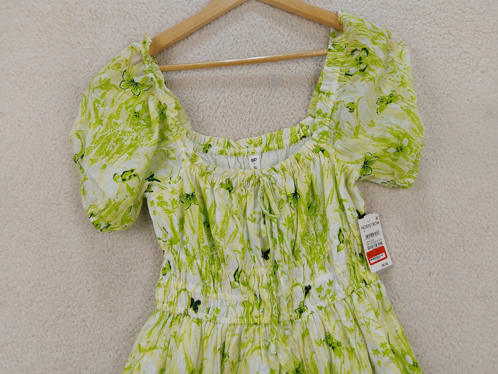 BP. Shirred Puff Sleeve Prairie 