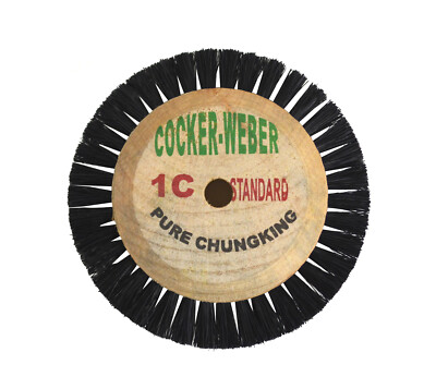 Superior Wood Hub Brush Chungking 1C Type w/ 1 Row Jewelry Making Polishing Tool
