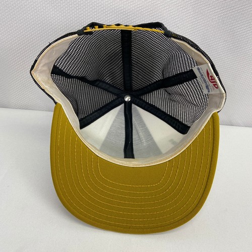 Vintage Missouri Tigers NCAA College Black Snapback Hat AJD Lucky Stripes 80s - Picture 8 of 10