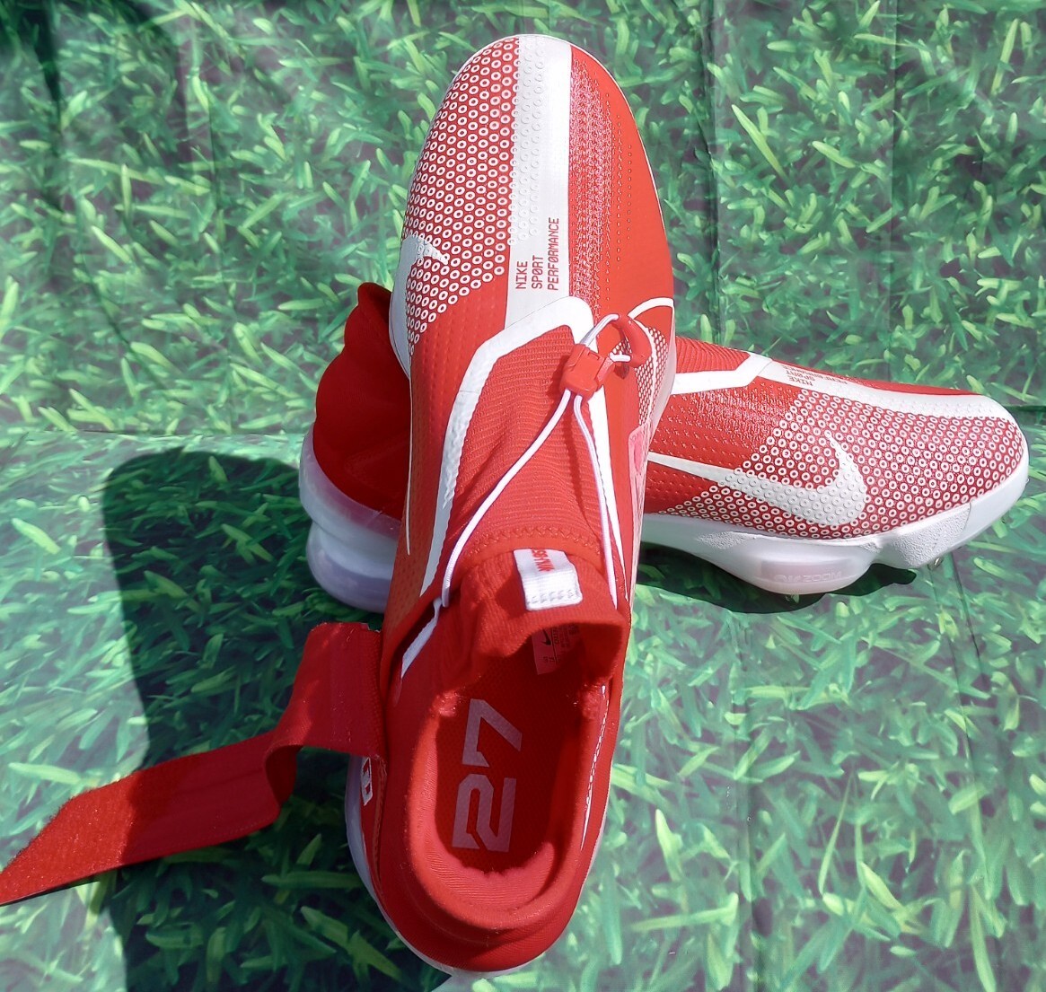 Nike Zoom Air Comfort System Mike Trout 7 Baseball Cleats Red