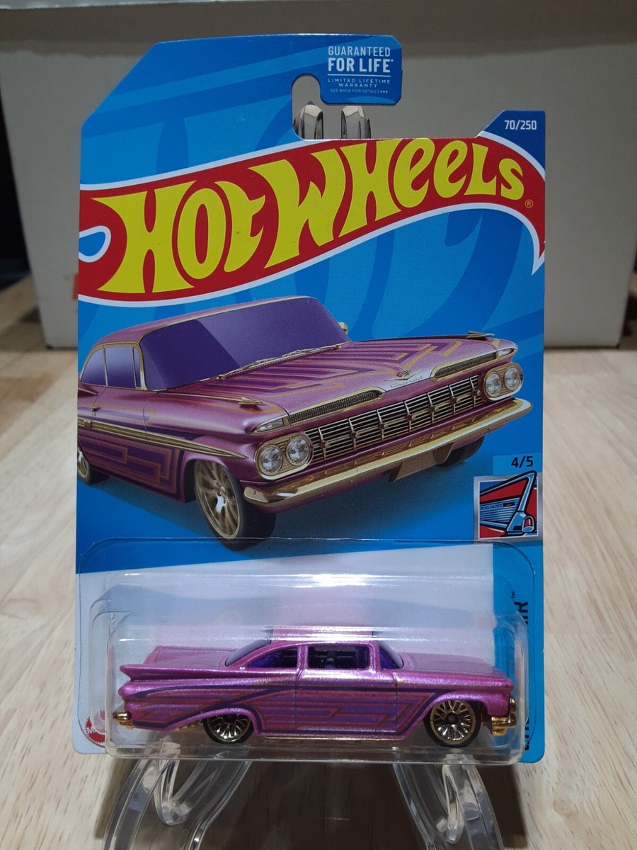 HOT WHEELS '59 Chevy Impala Pink Car HW Bel Air HCV08 2022 | eBay