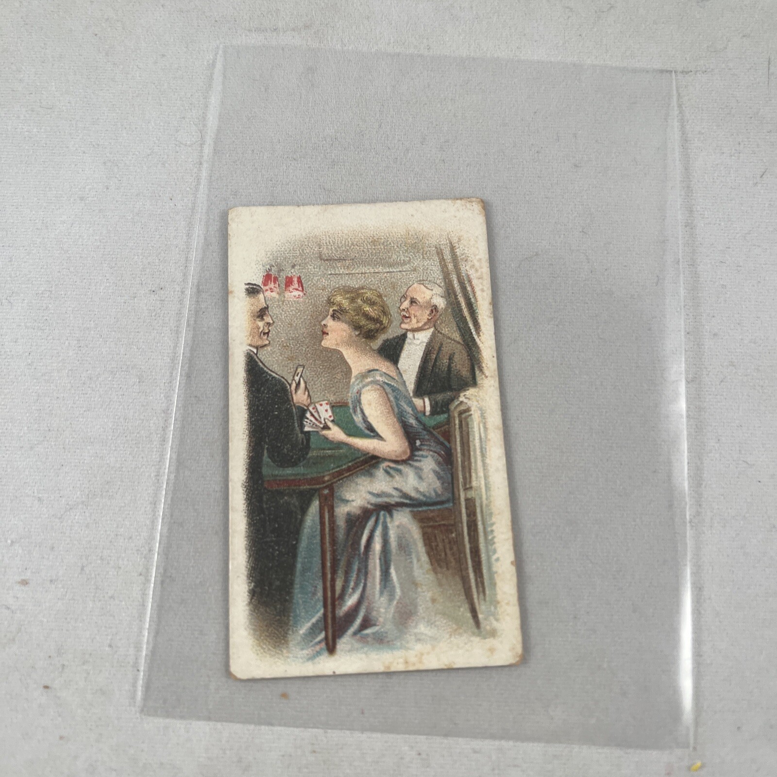 Victorian Wills Scissors Cigarettes Bridge Playing Trade Card London Advertising-image