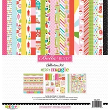 Bella BLVD ~ MERRY MINGLE ~ 12x12 Paper Pack