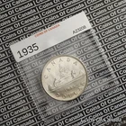 1935 Canada Silver Dollar Coin - Uncirculated High Grade BU/MS $1 #coinsofcanada