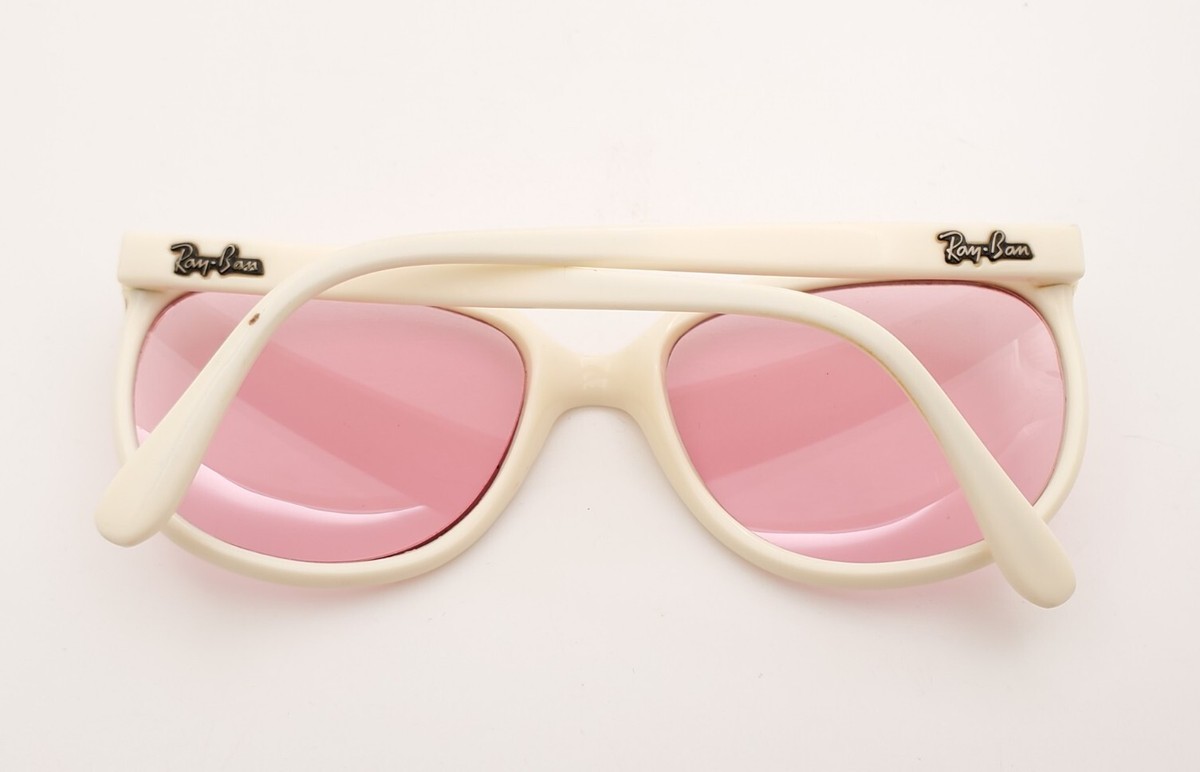 Vintage B&L Ray Ban Bausch & Lomb Pink Changeables Cats 1000