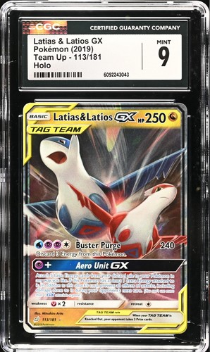 Latias & Latios-GX graded CGC 9 for sale on eBay