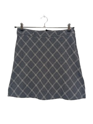 ZERO High Waist Rock Damen Rock Gr. DE 36 hellgrau Casual-Look