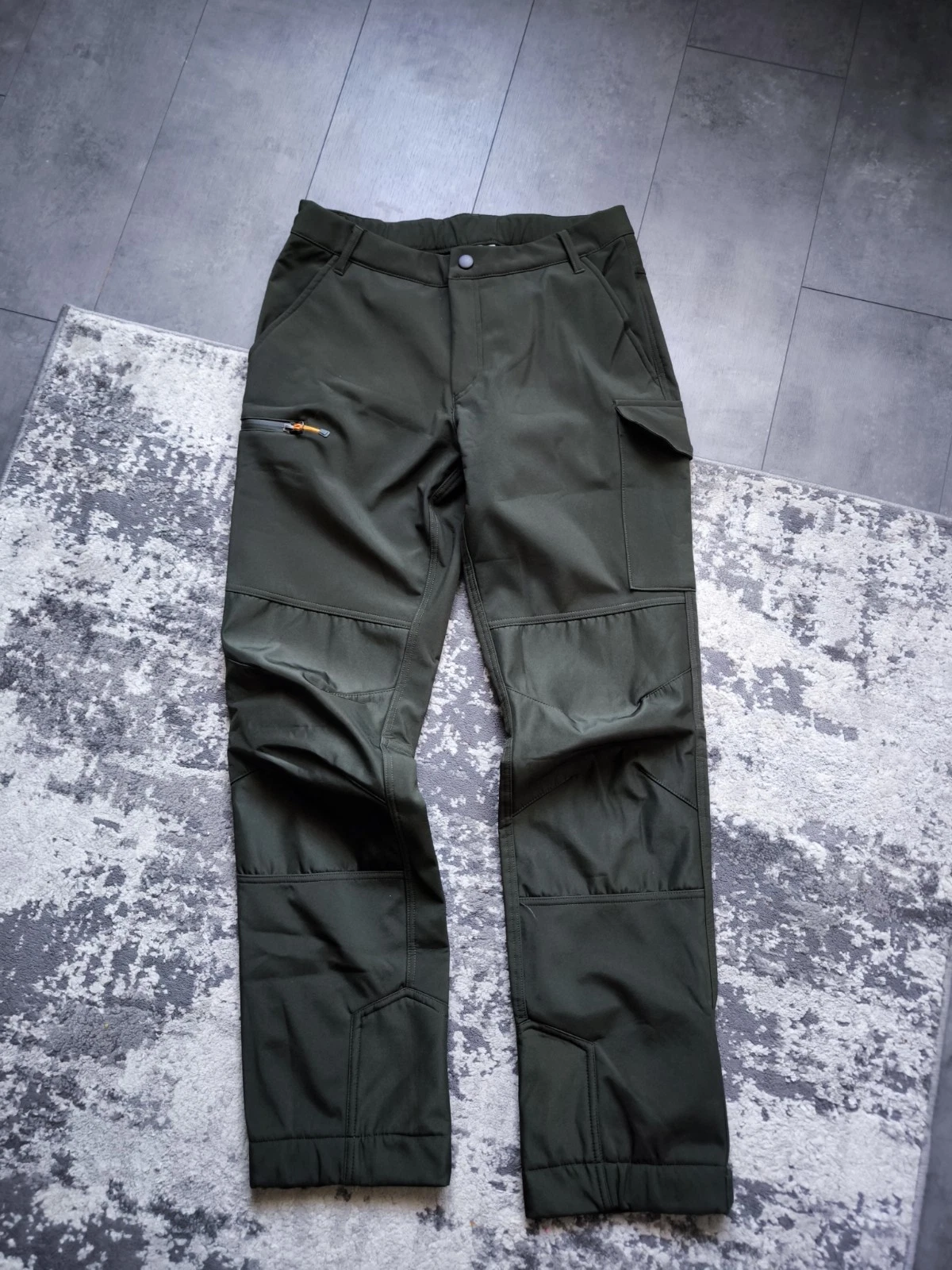 Men's Waldschutz Green Softshell Forrest Outdoor Pants Size 48, S