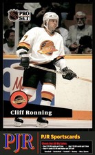 Cliff Ronning 1991-92 Pro Set French #241 Vancouver Canucks