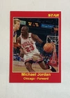 MICHAEL JORDAN 1990-91 STAR RED BORDER PROMO CARD