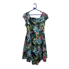 Lady Vintage Tropical Floral Dress Size 22