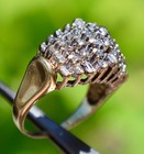 10K Solid Yellow Gold ~2.5cttw Natural Diamond 9.1Grams 8.5 Size Ring — photo 8