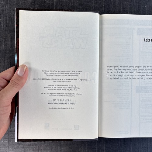 Star Wars Fate of the Jedi Complete Series 9 Book Lot Hardcover 1-9 NO 1st Eds - Bild 16 von 18