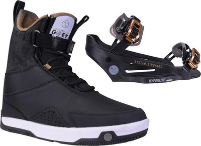 HYPERLITE Wakeboard Bindung Wakeboardboot SYSTEM LOWBACK 2025 inkl. GOOEY Boots