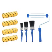 Maler Set 8-Tlg Farbroller Farbwalzen Pinsel FarbrollbüGel Flachpinsel Streichen
