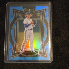 Panini 2025 Select Concourse Rookie Ethan Holliday #49 Light Blue Prizm /199
