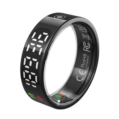 Smart Ring mit Display und Touch, Kabelloses Laden, Gesundheitsmanager, 5 A3405