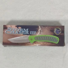 FROST CUTLERY STORM CHASER III 19-216ZGR KNIFE ZOMBIE GREEN