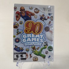 90 Great Games Party Pack (Nintendo Wii, 2010) W Manual CIB