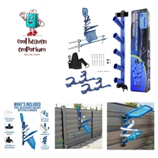 Compact Pool Equipment Holder - Organizes Accessories & Garden Tools With Ease