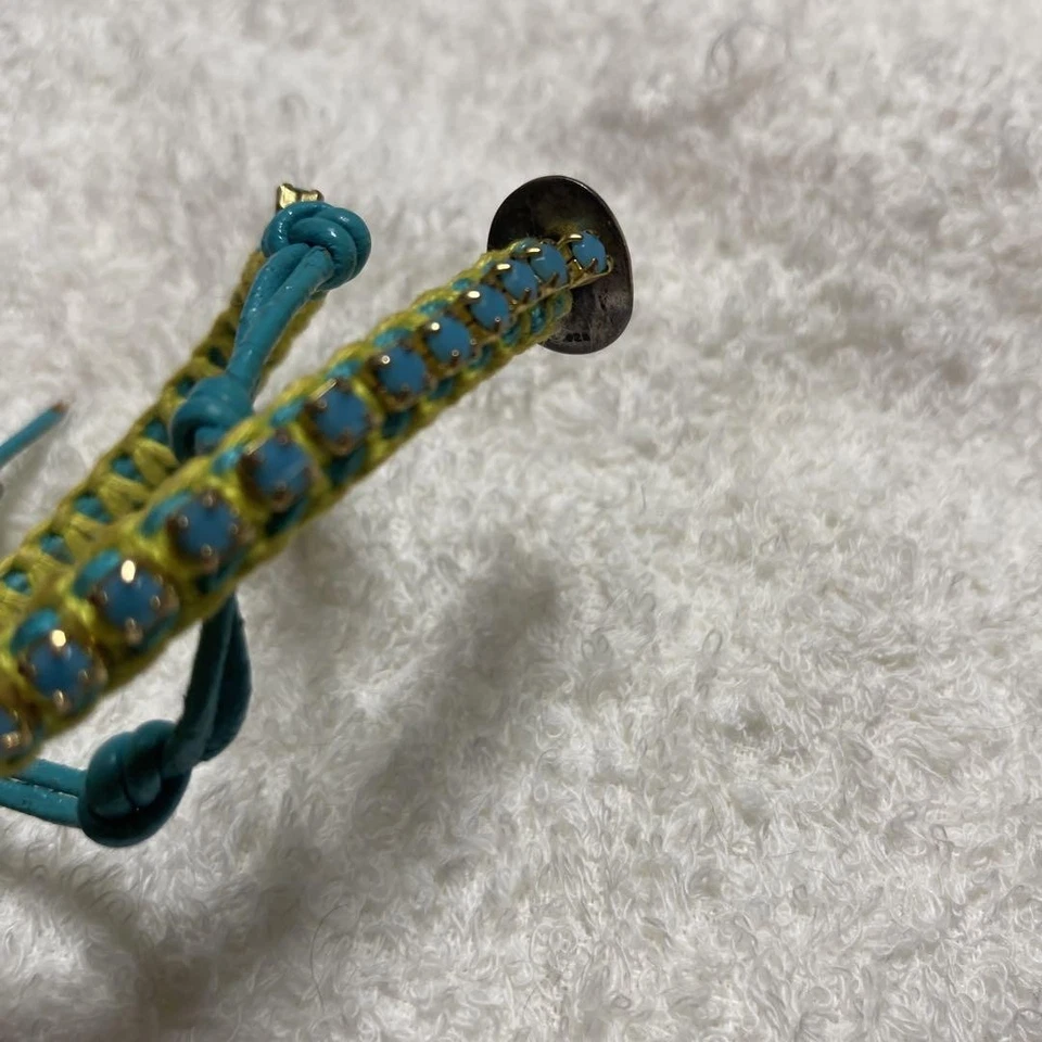 Pulsera CHAN LUU Chan Luu Amarillo Turquesa Azul con Bolsa Usada Foto 3 de 4