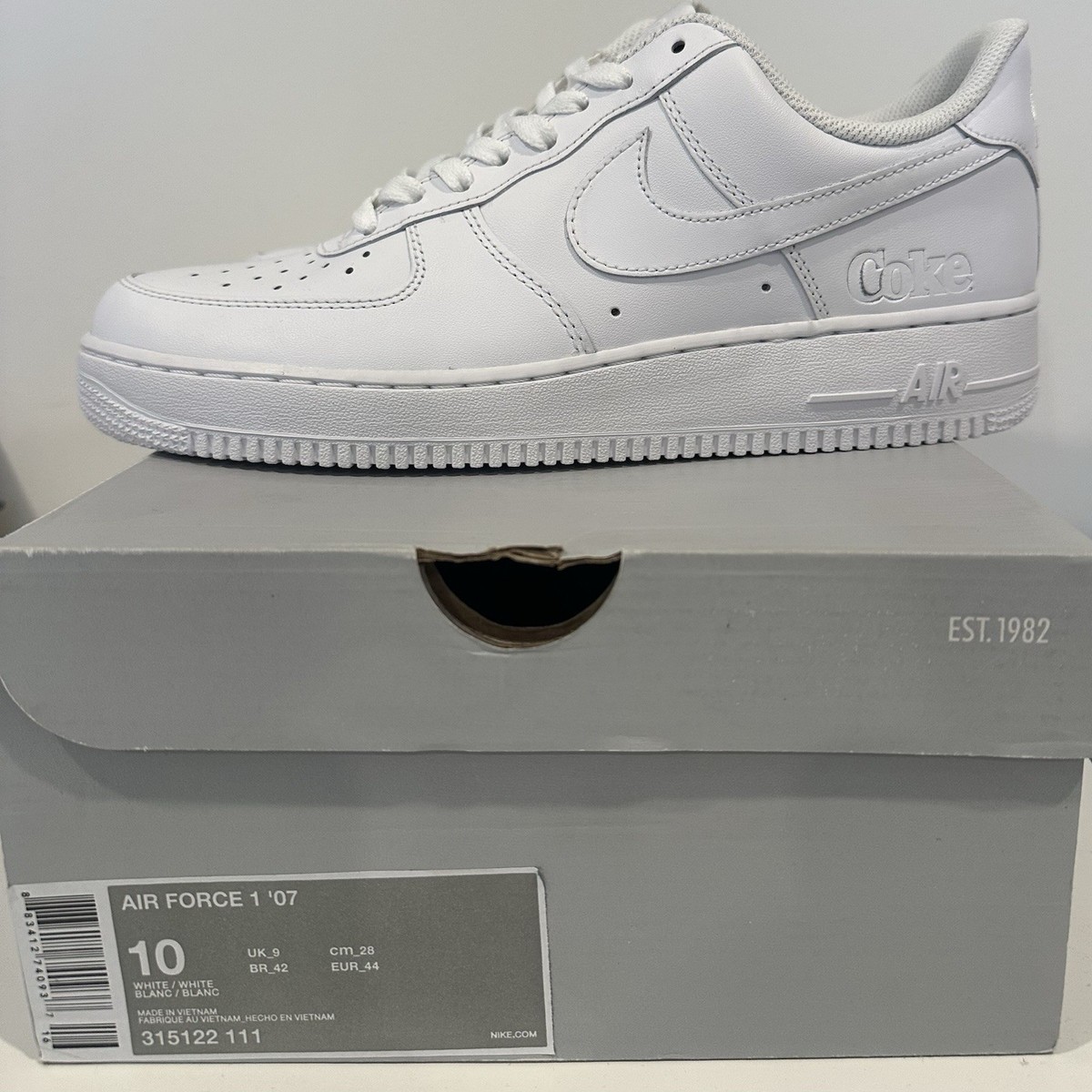 coke white air force 1