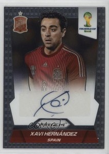 Xavi Hernandez 2014 Prizm World Cup Signatures Price Guide