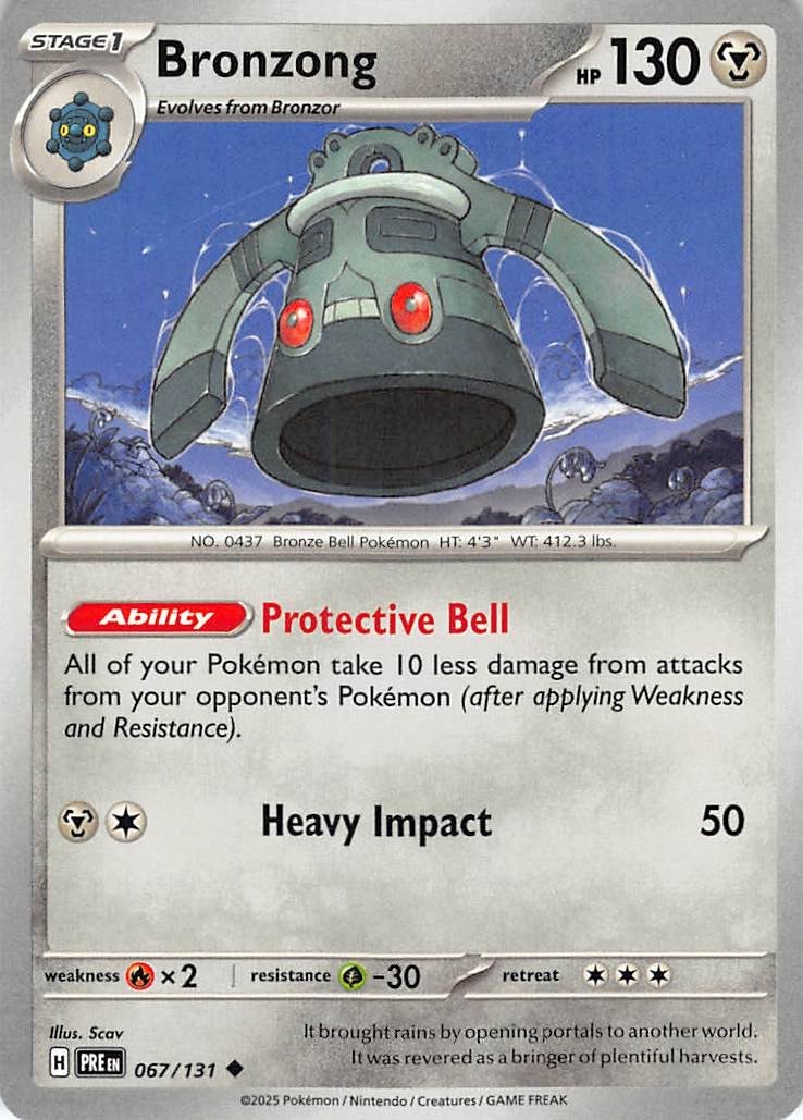 Bronzong 067/131 Sv: Prismatic Evolutions Regular