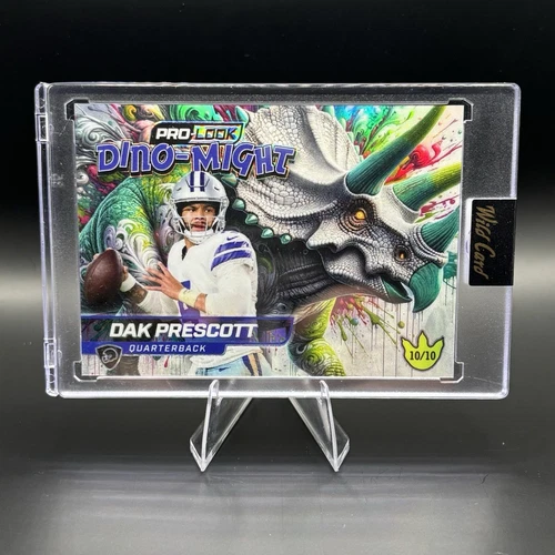 Wild Card Pro-Look Dino-Might Dak Prescott Dallas Cowboys Serial #10/10