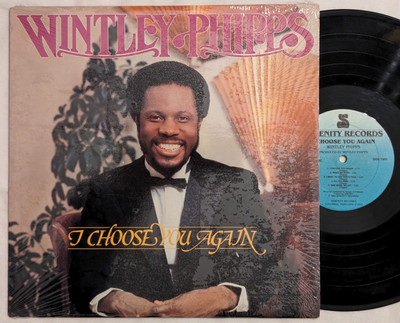 Wintley Phipps I CHOOSE YOU AGAIN lp 1984 Serenity SR-1-777 soul gospel SHRINK
