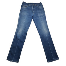 Vtg Lee Riders Mens fits 29x32 Blue Straight Leg Jeans USA 200 2046 Denim