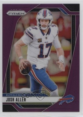 2024 Panini Prizm Purple Prizm 95/125 Josh Allen #28 10q3