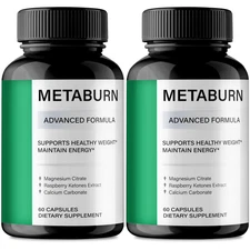 (2 Pack) Metaburn Keto Capsules, Advanced Meta Burn for Weight Loss Pills