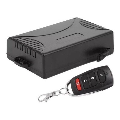 Receiver+Transmitter Relay Switch Light Controller 4 Channel Remote Control
