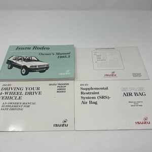 1995 Isuzu Rodeo Owner's Manual - Vintage - Original