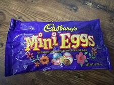 Cadbury Mini Eggs 6 oz Bag Vintage Late 80s Early 90s Sealed Candy