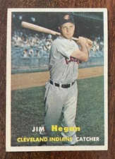 1957 Topps #136 - Jim Hegan - Cleveland Indians