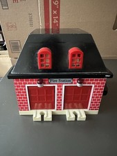 Battat toy train fire station with lights and sound