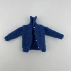 Vintage Barbie 1963 Knitting Pretty Royal Blue Cardigan Sweater  #957