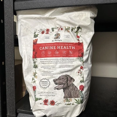 Dr. Harvey’s Dehydrated Base Mix for Dogs Organic Whole Grains 5 Lbs Exp 11/2026