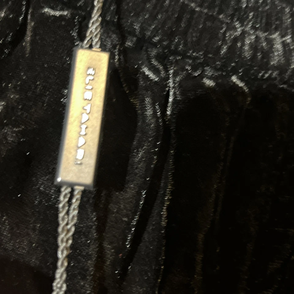 Pantalones ELIE TAHARI The Veronica Pierna Ancha Terciopelo NOIR Mujer S Elastizados Negros Nuevos sin Etiquetas Foto 4 de 4