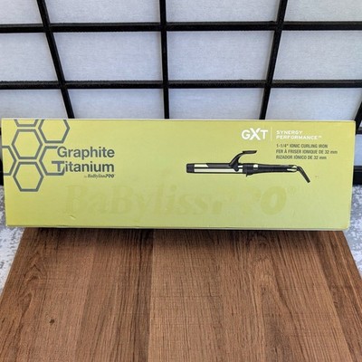 BaBylissPRO GXT Synergy Performance Graphite Titanium 1-1/4'' Curling Iron